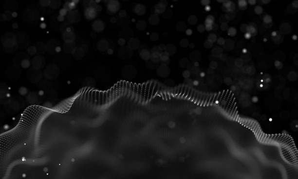 istock Data technology abstract futuristic illustration . Low poly shape with connecting dots and lines on dark background. 3D rendering . Big data visualization . 1153896490