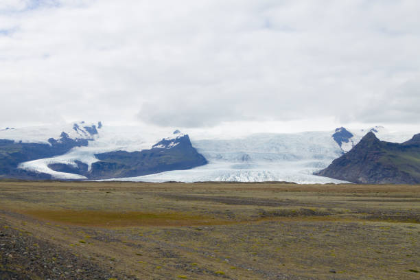 istock Vatnajokull glacier side view, south Iceland landscape. 1153908200