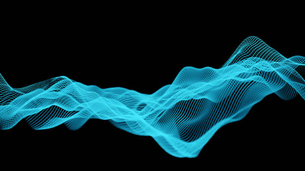 Abstract Hologram Landscape background