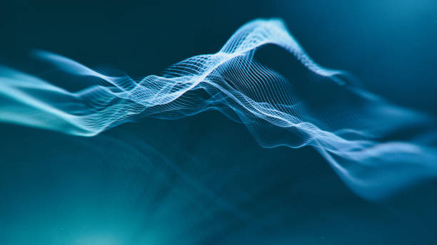 Abstract Hologram Landscape background