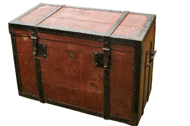 istock Old wooden chest 1153915138