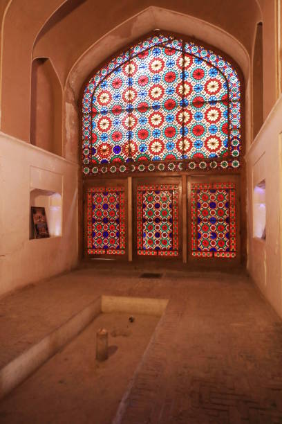 istock Stained glass window of Bagh-E Dowlatabad, Yazd 1153921787