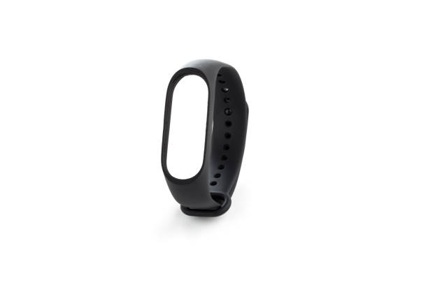 istock Strap from fitness bracelet. Rubber strap isolated on white background. 1153924641