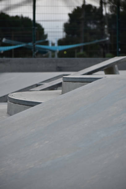 istock Skatepark Curved Stairs 1153927664
