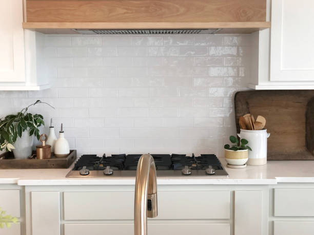 Kitchen Details part of a kitchen vacation rental cleaning stock pictures, royalty-free photos & images