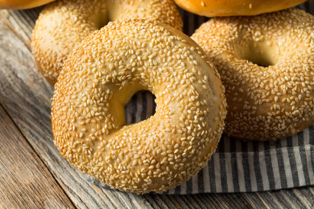 istock Homemade Sesame Seed Bagels 1153930200