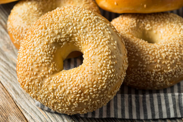 istock Homemade Sesame Seed Bagels 1153930951