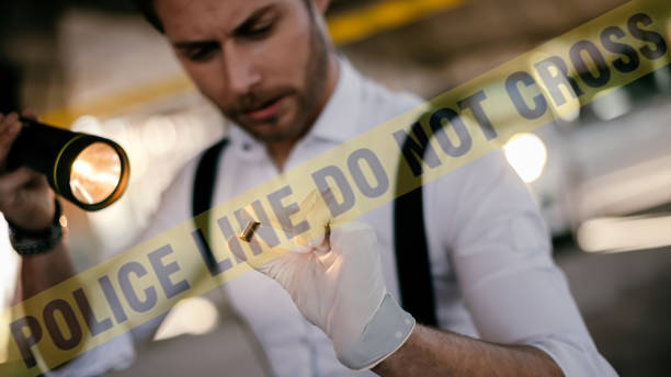 istock Crime scene investigation 1153932333
