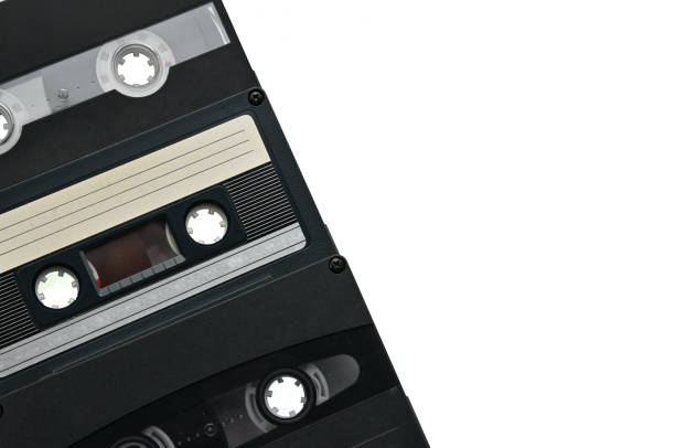 istock Audio cassette to record sound 70s 90s years 1153937538
