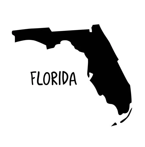 Vector illustration of Florida Map