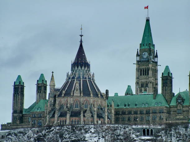 istock Parliament Hill in Ottawa - Winter 1153948021
