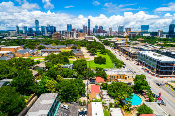 istock Austin Texas skyline Cityscape view of Summer 2019 1153956089