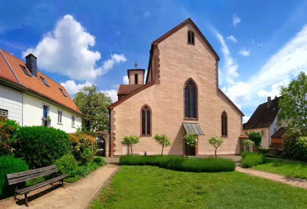 The Peterskirche, Roman Catholic parish church in the center of Gelnhausen.