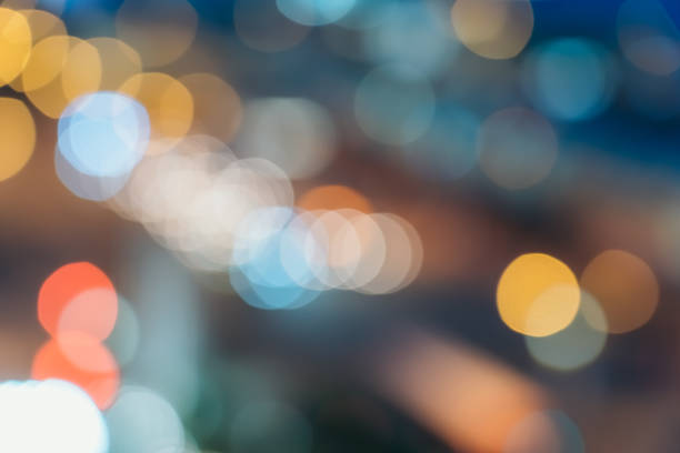 istock Light night city bokeh abstract background 1153965830
