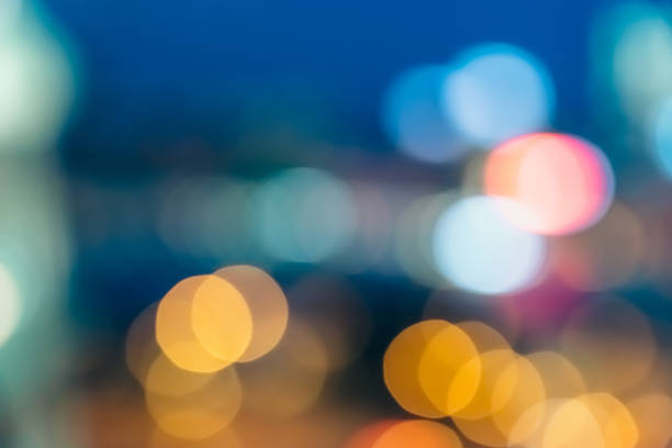 istock Light night city bokeh abstract background 1153965849