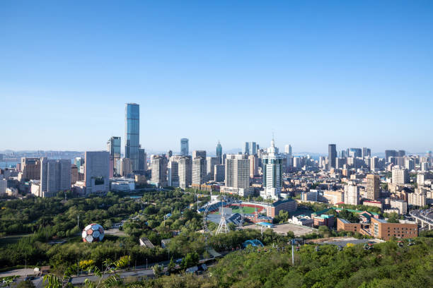 istock China Dalian city landscape 1153970394