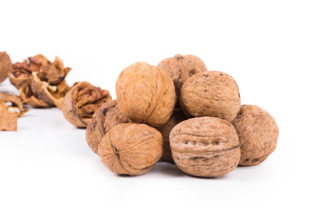 istock Close up of walnuts. 1153982744