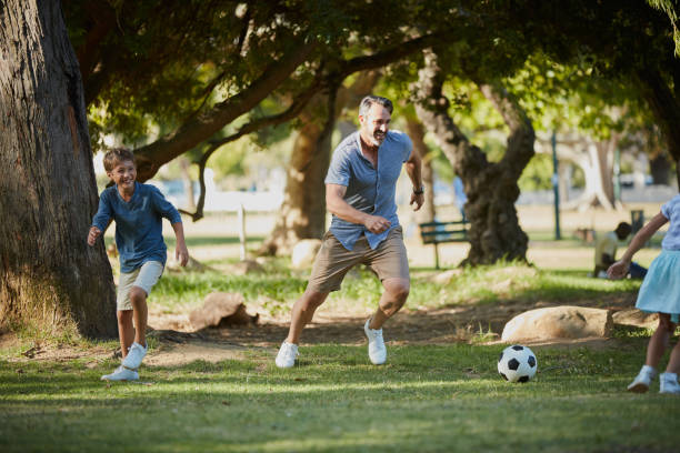 istock Giving dad a run for his money 1153987858