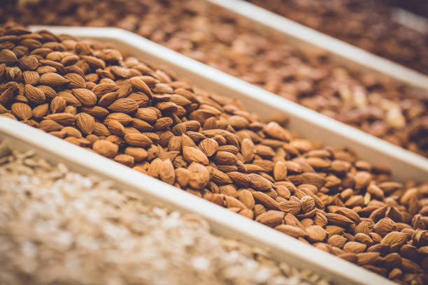 nuts peanuts and almonds.