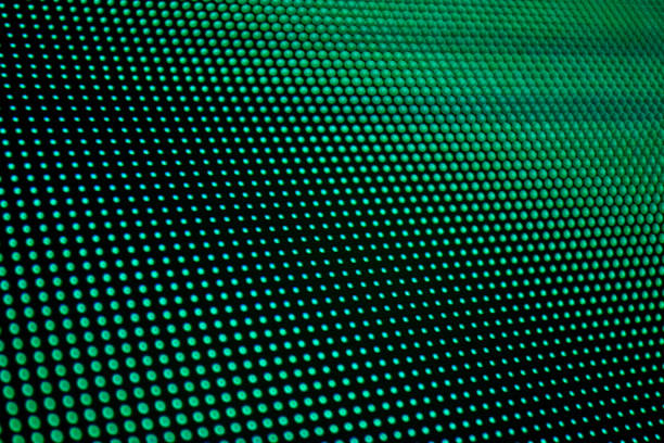 istock Abstract green digital monitor background 1154001732