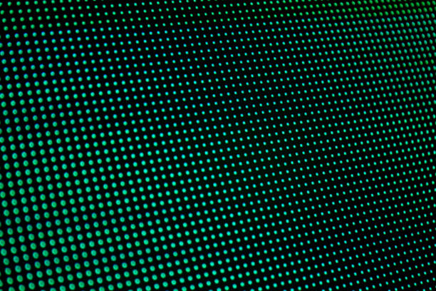 istock Abstract green digital monitor background 1154002038