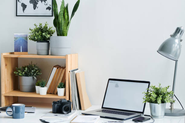 istock Workplace of photographer 1154004042