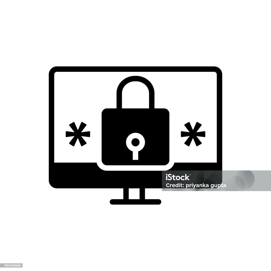 Password Manager Stock Illustration - Download Image Now - Icon ...