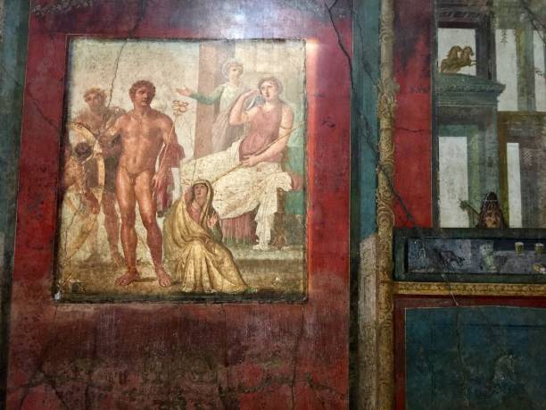 istock Pompeii erotic fresco 1154018132