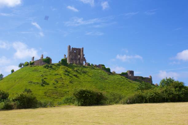 istock Ruins on top of grassy hill 1154028561