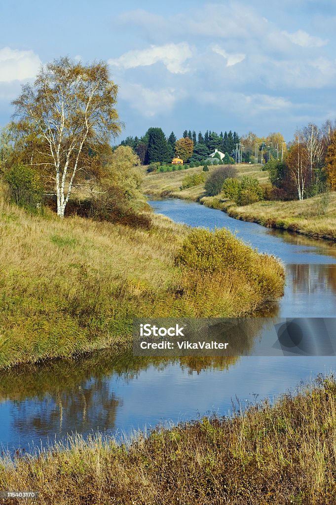 Fluss bank - Lizenzfrei Finnland Stock-Foto