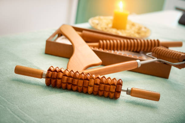 istock wooden massage tools for Madero therapy. 1154032536