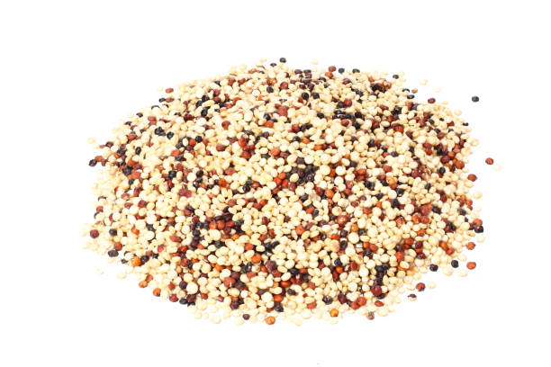 istock quinoa isolated on white background. quinoa seed 1154035947