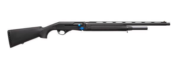 istock modern black shotgun isolated on white background 1154040807