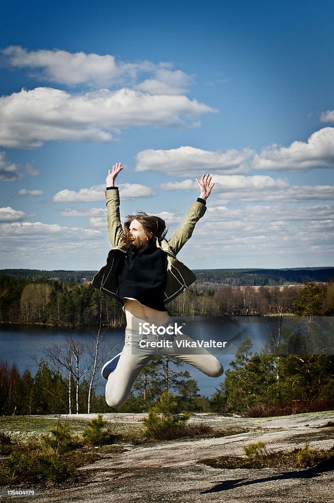 Saut le lac - Photo de Activité de loisirs libre de droits