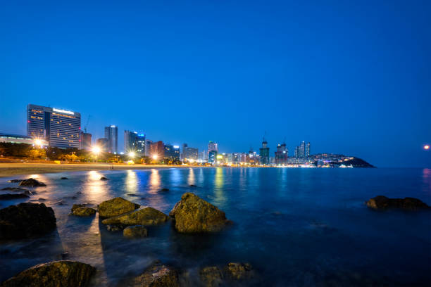 Haeundae beach in Busan, South Korea