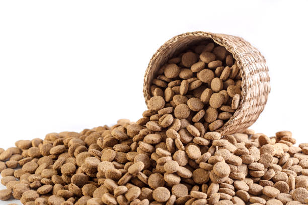 istock dry dog food isolated on white background 1154056252