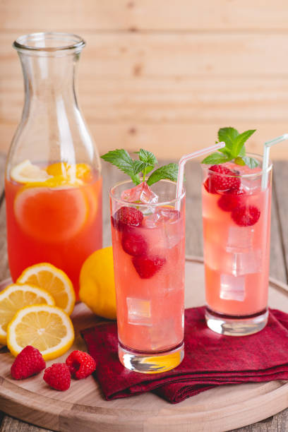 istock Refreshing Glass of Raspberry Lemonade 1154057920