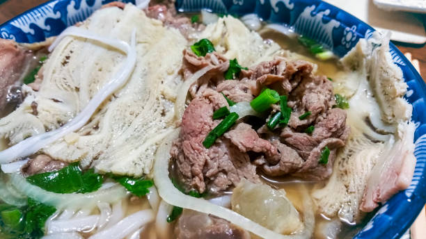 istock Vietnamese Pho Dac Biet or Beef Special Rice Noodle Soup 1154061751