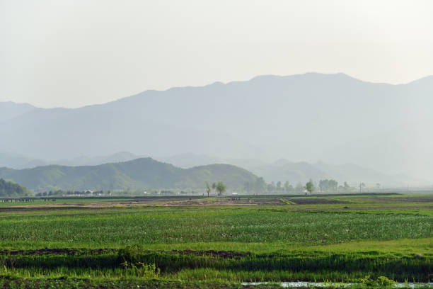 istock North Korea. Countryside 1154063888