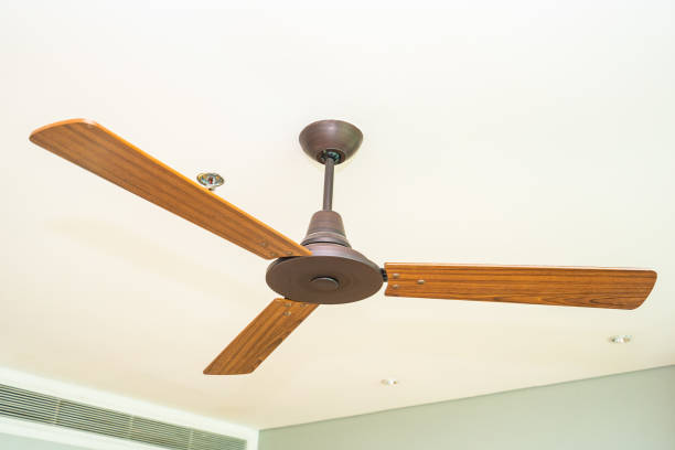 istock Beautiful luxury electric ceiling fans decoration interior 1154067900