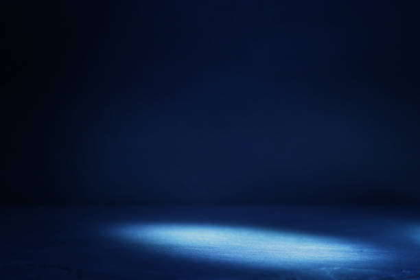 istock abstract dark concentrate floor scene with mist or fog, spotlight and display 1154069179