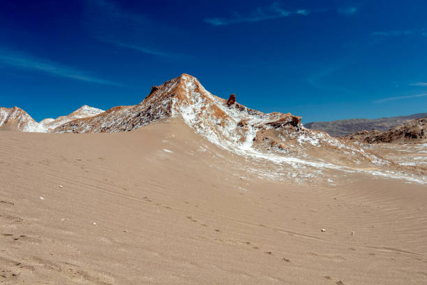 istock Sand dunes in Moon Valley (Valle de la Luna), Atacama Desert, Chile 1154070329