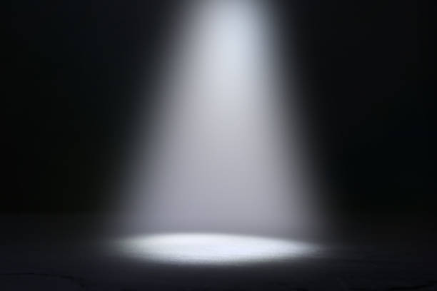 istock abstract dark concentrate floor scene with mist or fog, spotlight and display 1154071513