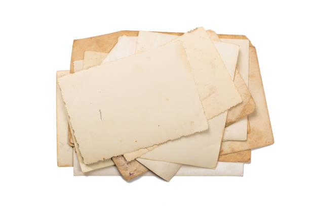istock Old photo frame. Vintage paper. Retro card 1154071820