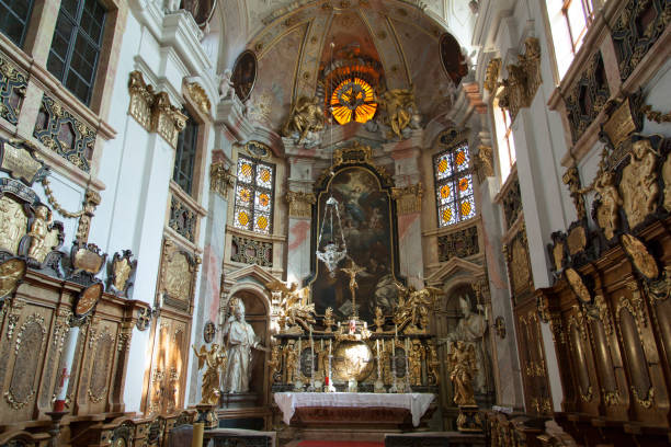 istock Durstein Abbey Church Altar 1154075129