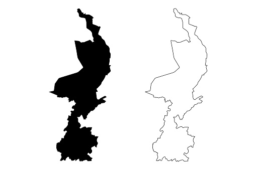 Limburg province (Kingdom of the Netherlands, Holland) map vector illustration, scribble sketch Limburg map