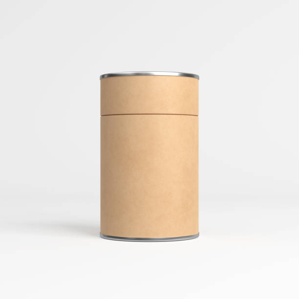 istock Kraft Brown paper tube 1154080502