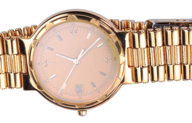 istock gold plated watches isolated 1154095702