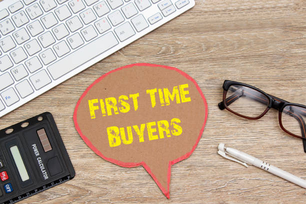 istock First Time Buyers Concept on speech bubble cardboard 1154102045