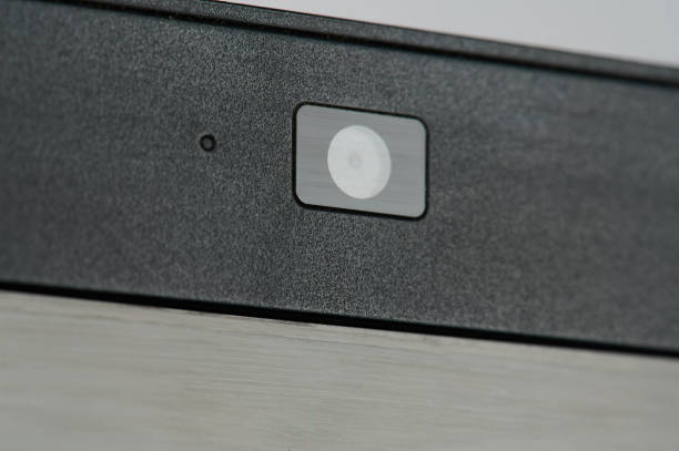 istock Close up of laptop camera 1154103905